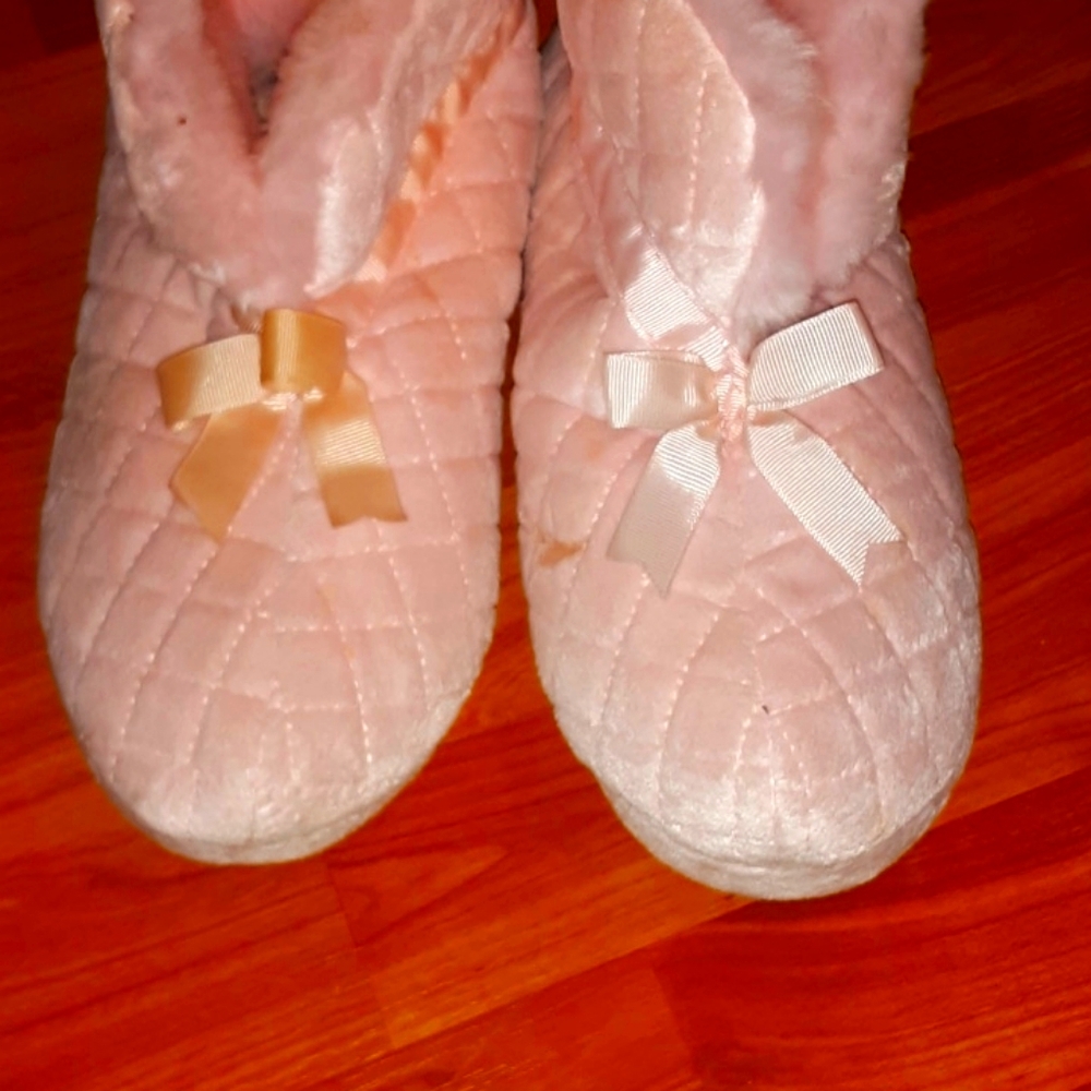Pink boots